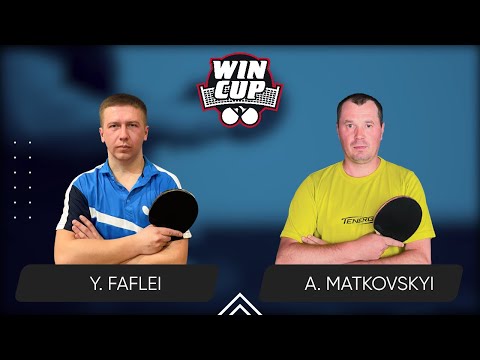 18:00 Yevhenii Faflei -  Andrii Matkovskyi West 3 WIN CUP 10.07.2024 | Table Tennis WINCUP