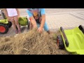 Vaikiškas pedalinis traktorius Falk Claas 1040AB, su priekaba, žalias