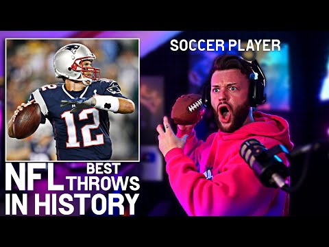 SOCCER PLAYER Reacts to NFL: Best Throws in History  ( INSANE )