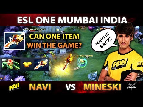 NA`VI vs MINESKI Comeback After Comeback!?! MOST EPIC Match of ESL ONE Mumbai - INSANE, CRAZY, BEST!