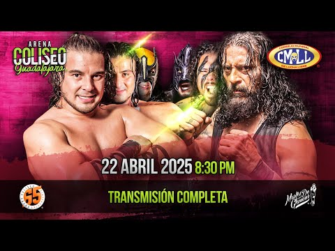 CMLL Martes de Glamour (4/22/2025) Stream & Results: Ángel Rebelde & Hermanos Chávez vs. Bárbaros