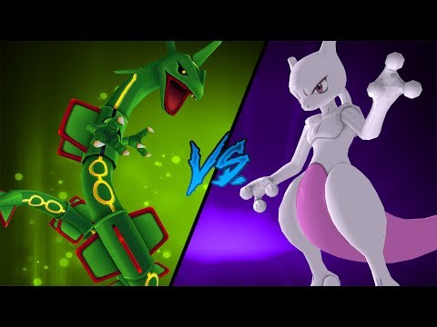 Minecraft: Ponte Pokemon - RAYQUAZA VS MEWTWO