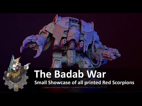 Red Scorpions - Showcase of all-printed Miniatures