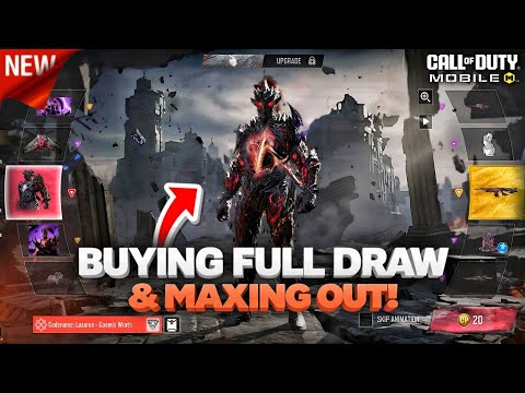 Buying New Mythic Lazarus Cosmic Wrath & Lag 53 - Aether Fracture | Galaxy Scourge Mythic Draw CODM