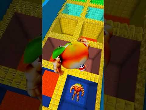 Italian Brainrot animals vs Squid Game Lava Jump traps #minecraft #shorts #brainrot #italianbrainrot