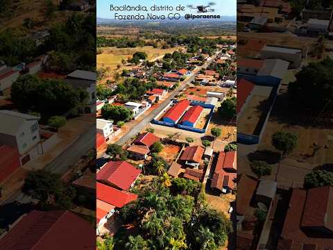 BACILÂNDIA, DISTRITO DE FAZENDA NOVA GOIÁS, PROJETO VISÃO AÉREA - PASSEIO AÉREO PELA CIDADE.