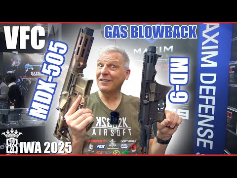 VFC Maxim Defense MD-9 & MDX-505 Gas Blowback - Airsoft IWA 2025