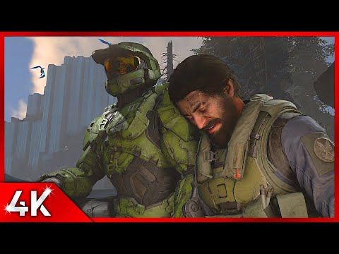 The Pilot gets very emotional with Master Chief - Halo Infinite 4K