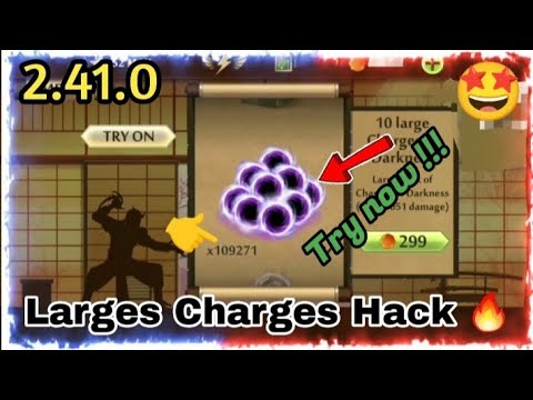 How to do LARGE CHARGES HACK in Shadow Fight 2 || Try this trick NOW !!!!!
