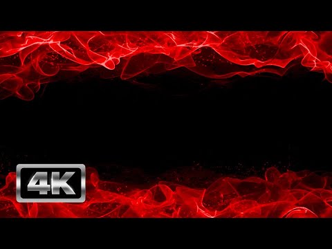Red Fire Screensaver – 1 Hour Relaxing Animated Background Video 4K | Footage