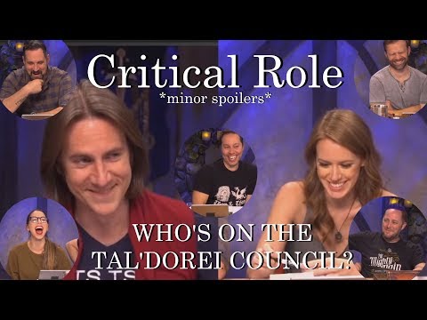 Who's on the Tal'Dorei Council? - Critical Role (C2E85)