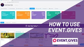 How to use Event.Gives Fundraising Events Software
