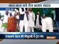 Bihar: Stage collapses during Tej Pratap Yadav's address in Patna