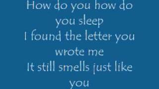 How Do You Sleep - Jesse McCartney (Lyrics)