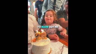 He Let This Little Girl With Autism Blow Out His Candles ❤️🥰 (@cassiogrillo/TT) #shortvideo #shorts