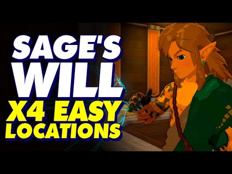SAGE'S WILL LOCATIONS 4 EASY COLLECTIONS | Zelda Tears of the Kingdom #tearsofthekingdom #TOTK