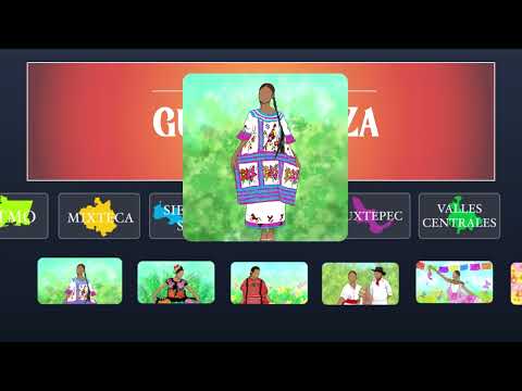 Los trajes de la Guelaguetza en las distintas regiones de Oaxaca.