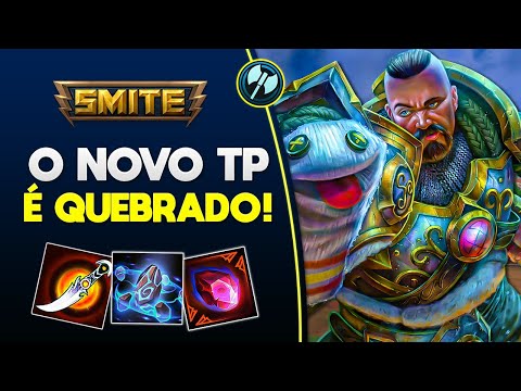 Esse novo TELEPORTE está completamente OP! Onipresente! TYR SOLO - ⚡ Smite BR Conquista