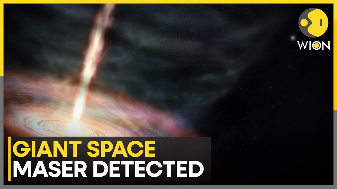 Giant Radio Telescope Spots Rare Megamaser 8 Billion Light-Years Away | WION World News