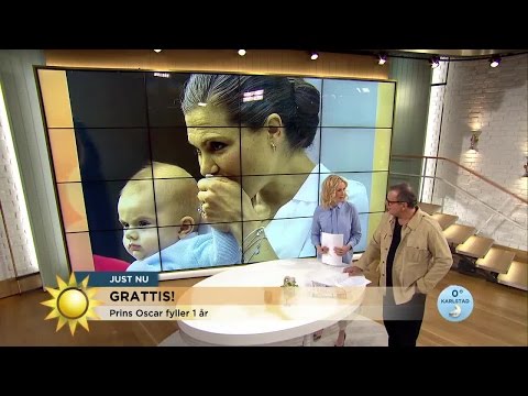 Prins Oscar fyller 1 år - Nyhetsmorgon (TV4)