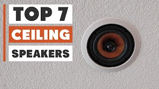 7 Best Ceiling Speakers for Immersive Sound in 2025