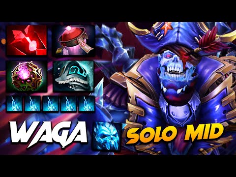 Waga Lich - SOLO MID - Dota 2 Pro Gameplay [Watch & Learn]