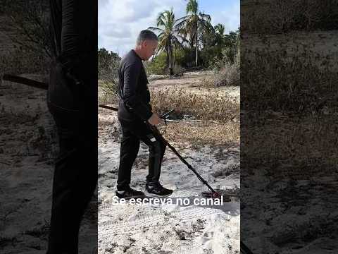 Detectorismo na Lagoa das Pedras no município de Barra de Maxaranguape RN