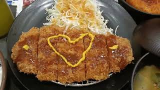 《’25.Sep.29》🥩 Pork Loin Cutlet set meal at Matsunoya (松のや). 😋😋😋