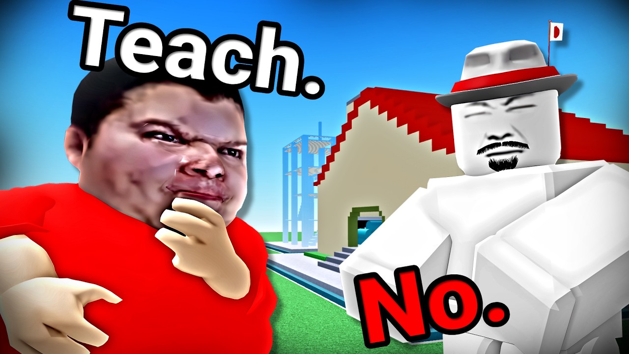 Teaching Japanese to Roblox Players WHILE SPEAKING JAPANESE