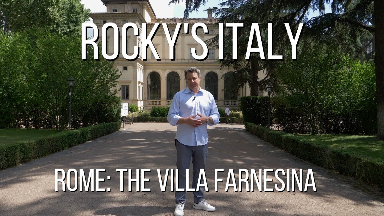 Experience the captivating allure of Villa Farnesina by immersing yourself in this captivating video.