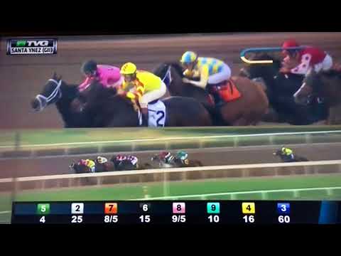 SANTA YNES (G 2) STAKES $200,000 1/7/18 - MIDNIGHT BISOU !!!