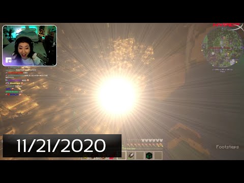 fuslie VODs - [11/21/2020] toast prepared a fireworks show for the minecraft server!