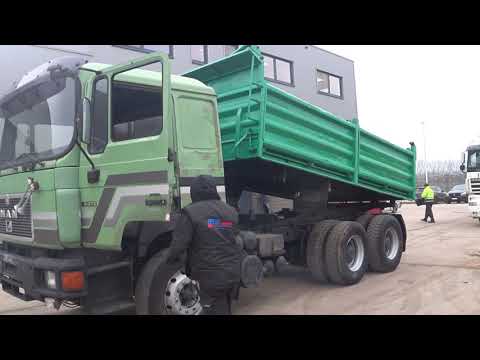 MAN 26.372 (BIG AXLE / STEEL SUSPENSION / 6 CYLINDER ENGINE WITH MANUAL PUMP) ID: 16297