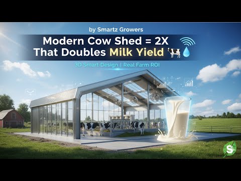 The Modern Cow Shed That Doubles Milk Yield!