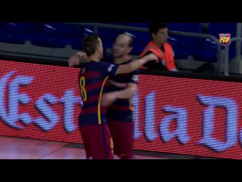 Futbol Sala (LNFS): FCB Lassa-Peñíscola (6-2)
