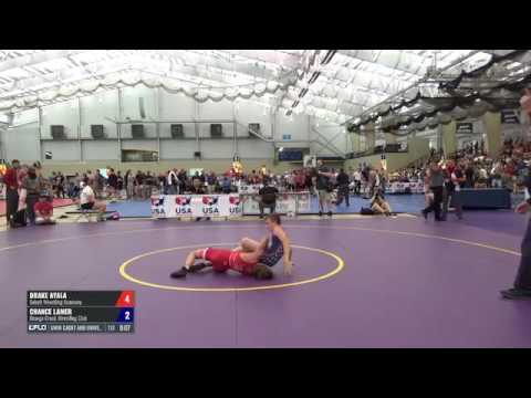 39-42 Quarter-Finals - Drake Ayala (Sebolt Wrestling Academy) vs. Chance Lamer (Orange Crush WC)