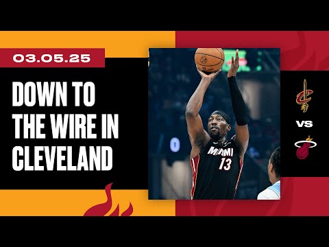 Bam Adebayo 34 PTS 12 REB 5 AST 2 STL | Miami HEAT vs. Cleveland Cavaliers | March 5, 2025