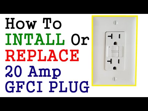 How To INSTALL or REPLACE 20 Amp GFCI Outlet (EXPLAINED) Kitchen Plug