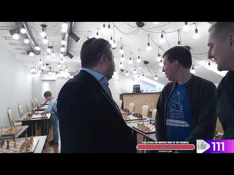 GM Vladimir Dobrov simultaneous chess game session. Chess Fight Night. CFN