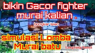 Download lagu SIMULASI LOMBA MURAI BATU , Sangat Ampuh Melatih Mental/Murai bisu langsung bunyi !!! mp3