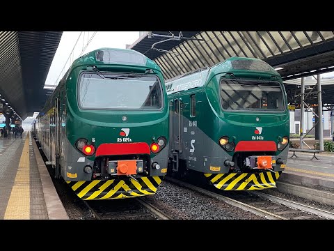 TRENI PASSEGGERI E MERCI in transito alla stazione di Milano Rogoredo!