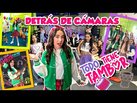 DETRÁS DE CÁMARAS TODO TIENE TAMBOR 🥁🎶💓 #laracampos