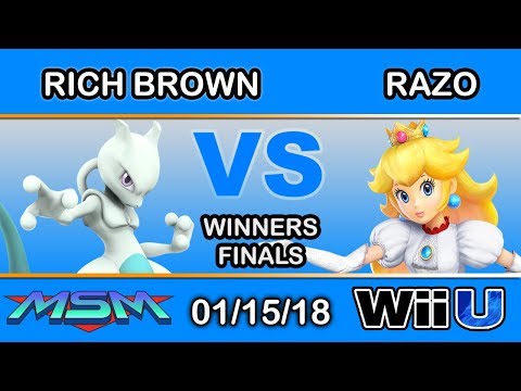 MSM 129 - Rich Brown (Mewtwo) Vs. LH | Razo (Peach) Winners Finals - Smash 4