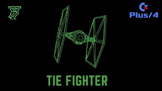 TIE fighter | Tutorial SVG Render | Commodore Plus/4