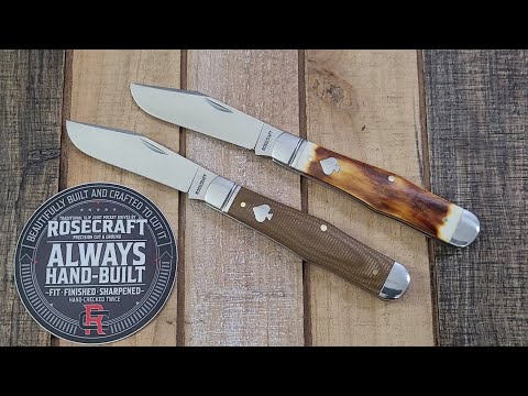 New RoseCraft Cumberland River Coke Bottle – Micarta & Toasted White Bone Perfection!