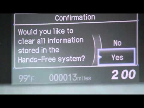 How do you reset the Bluetooth on a 2012 Honda Civic? | WapCar