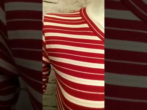 Full sleeve women striped t shirt, casual wear, size: free s...