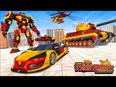 US army Tank robot transformation and Robot Shooting - Android Gameplay