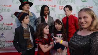 Cast of Good Girls Interview at 88th Annual Hollywood Christmas Parade video