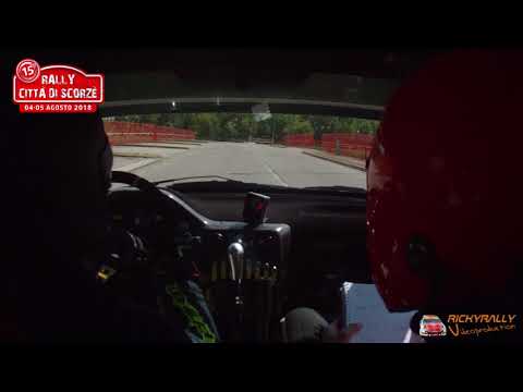 CAMERA CAR LONGHIN   TROVO' 15° RALLY CITTA' DI SCORZE' P S 9 ZERO BRANCO